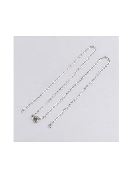 MEN PO Stainless steel chain necklace with chain