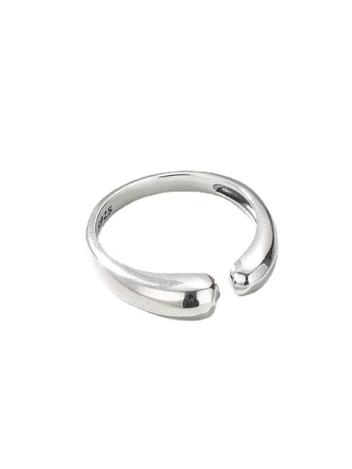 ARTTI 925 Sterling Silver Geometric Minimalist Band Ring 3