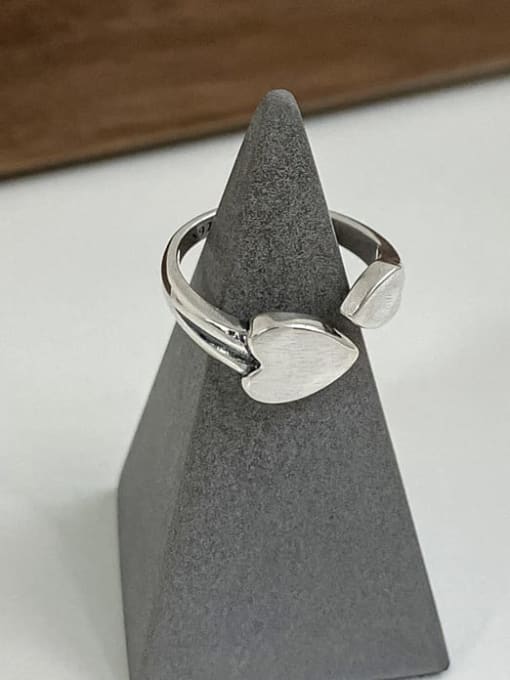 Love ring 925 Sterling Silver Heart Minimalist Band Ring