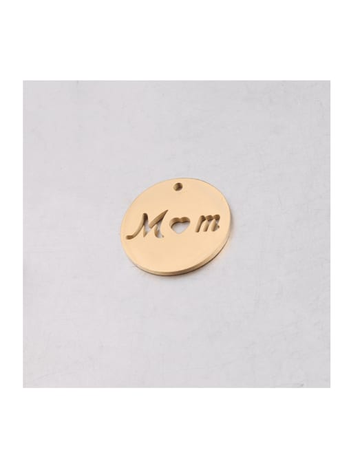 MEN PO Stainless steel Letter Minimalist Pendant