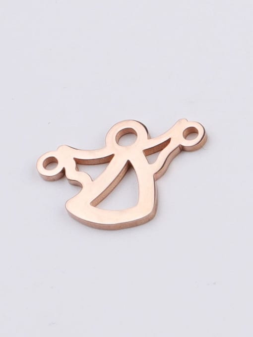 Rose Gold Stainless steel Angel Trend Connectors