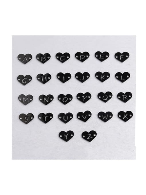 MEN PO Stainless steel Heart Minimalist Findings & Components 2