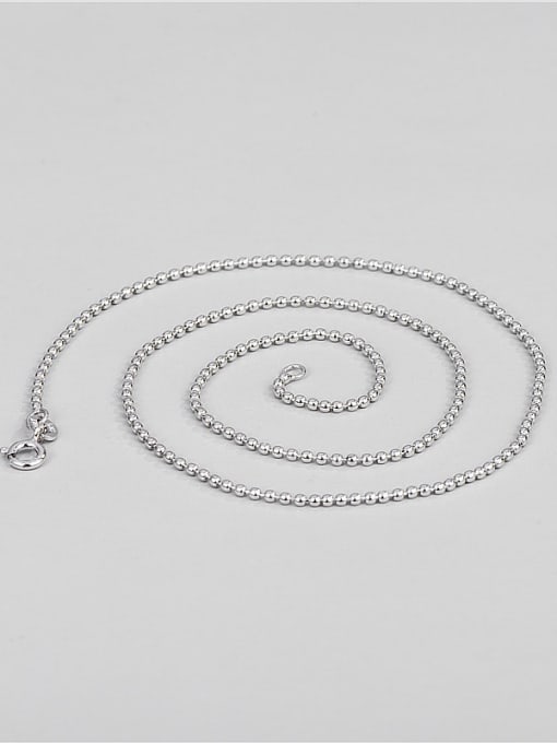 ARTTI 925 Sterling Silver Round Minimalist Bead Chain 0