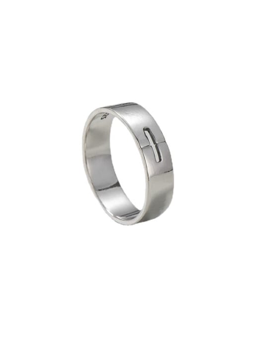 ARTTI 925 Sterling Silver Geometric Minimalist Band Ring 2
