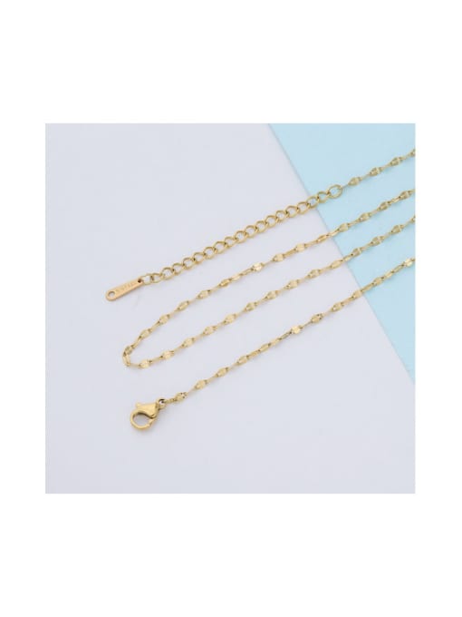 MEN PO Stainless steel chain lip chain clavicle chain 0