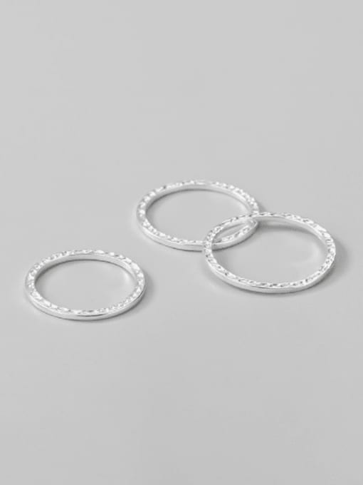 ARTTI 925 Sterling Silver Round Minimalist Band Ring 0
