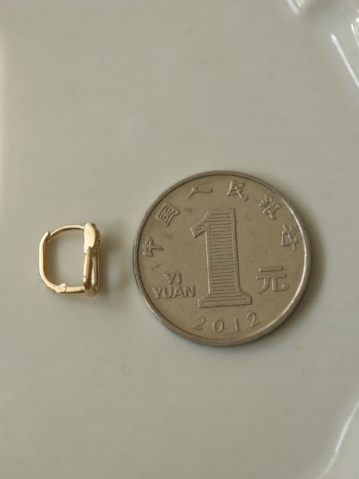ZEMI 925 Sterling Silver Cubic Zirconia Geometric Minimalist Stud Earring 3