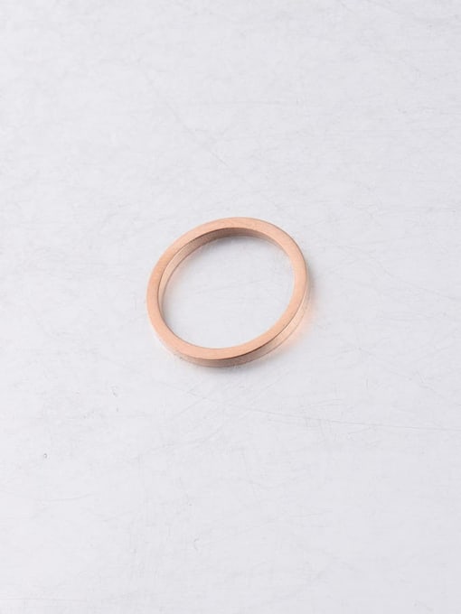 Rose Gold Stainless Steel Mirror Ring Pendant/Small Ring Jewelry Accessories