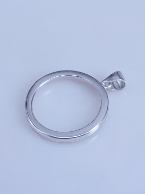 Supply 925 Sterling Silver Round Pendant Setting Stone size: 20*20mm 2