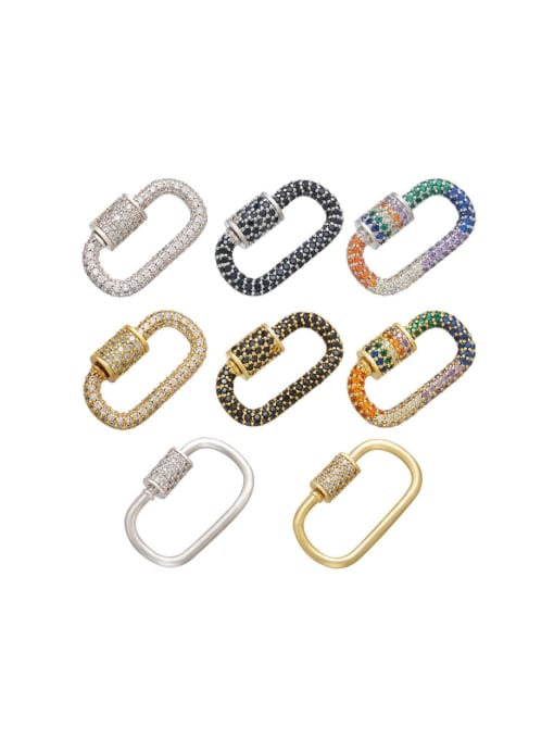 KOKO Brass Micro Set Fancy Fancy Diamond Pin Jewelry Buckle 1