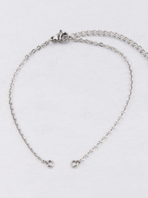 Steel color Stainless steel DIY bracelet chain accessories