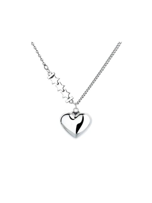 TAIS 925 Sterling Silver Heart Vintage Necklace