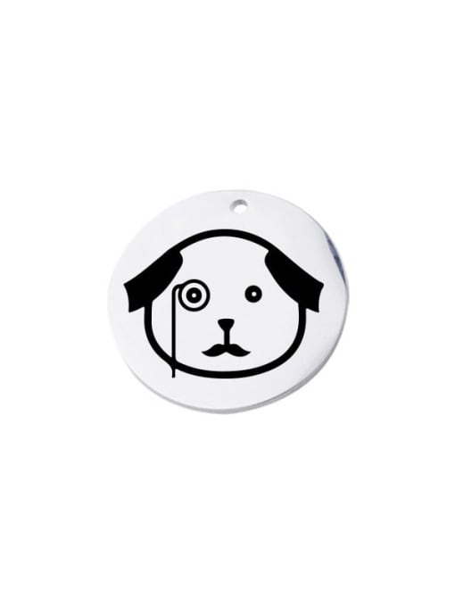 dongwu002 20mm 5 Stainless steel cute pet small pendant
