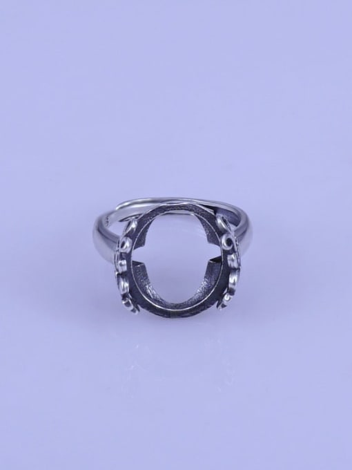 Supply 925 Sterling Silver Geometric Ring Setting Stone size: 6*8 8*10 9*11 10*12 11*14 13*15 13*16 15*25 16*26MM 0