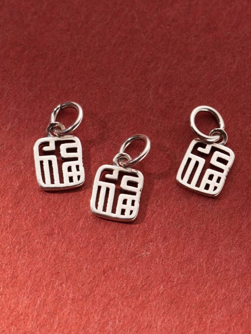 FAN 925 Sterling Silver Message Vintage Charms 1