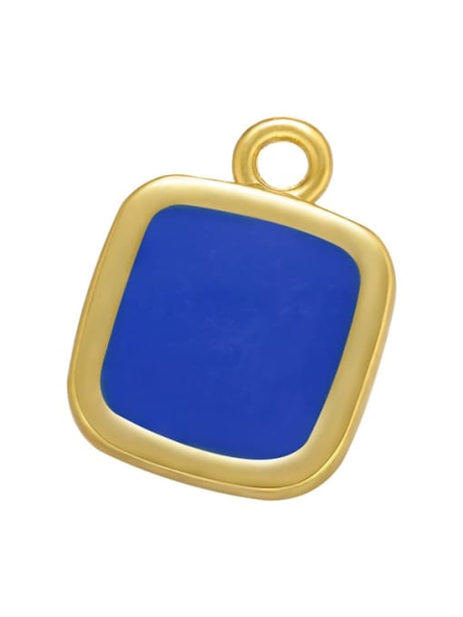 Blue Ename brass Pendant multiple colors