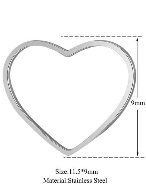 FTime Stainless steel Heart Charm 1