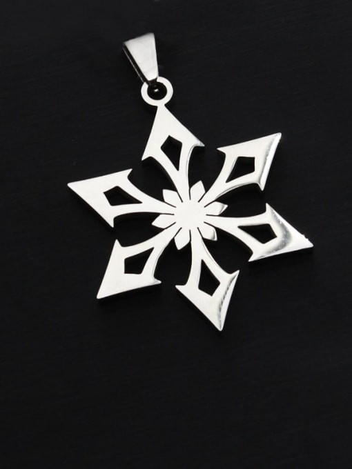 Single ice pendant Titanium Steel Icon Minimalist Necklace