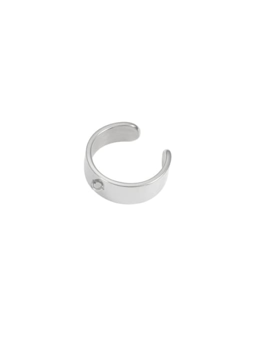 MEN PO Stainless steel Geometric Minimalist Band Ring 3