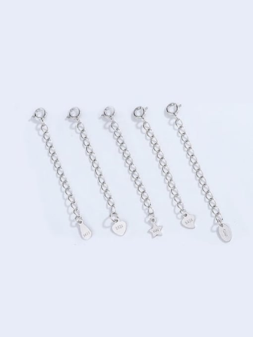 Supply 925 Sterling Silver Width: 5 cm Water Drop Claps : 5mm Chain Extender 0