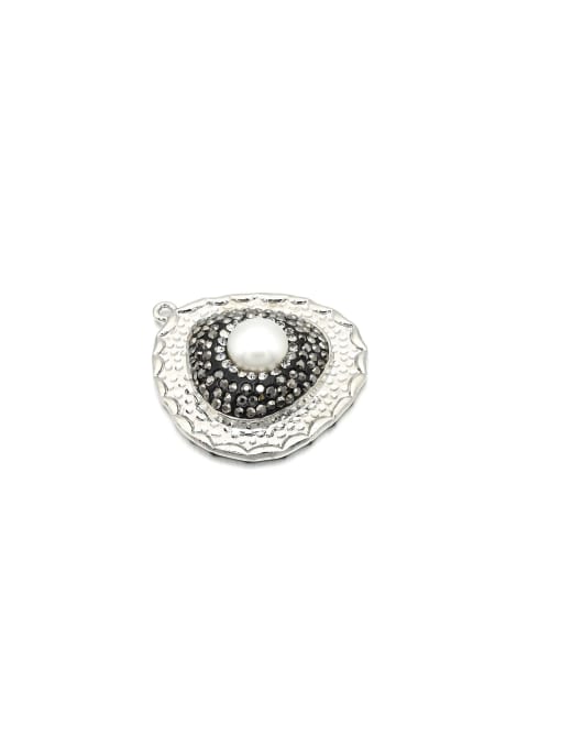 KOKO Copper Micro Set Zircon Loose Beads White Diamond Necklace Pendant 0
