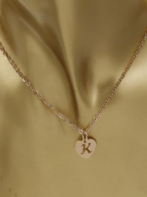 MEN PO Stainless steel Heart Minimalist Necklace 1