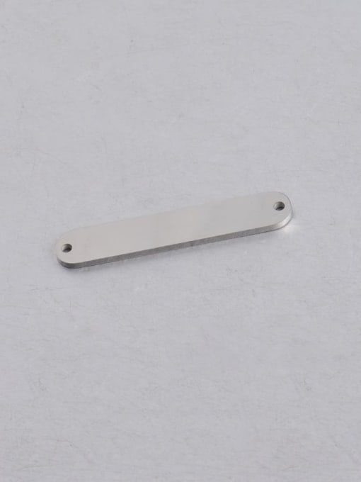 Steel color Stainless steel Oval Minimalist Connectors