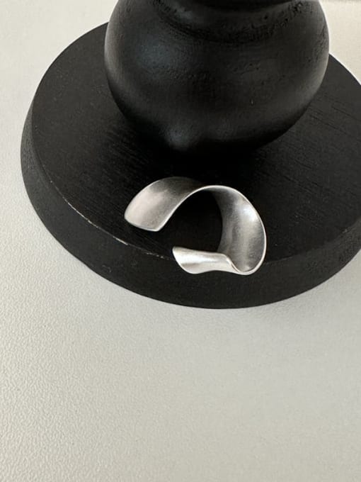 ARTTI 925 Sterling Silver Geometric Minimalist Single Earring(Single -Only One) 2