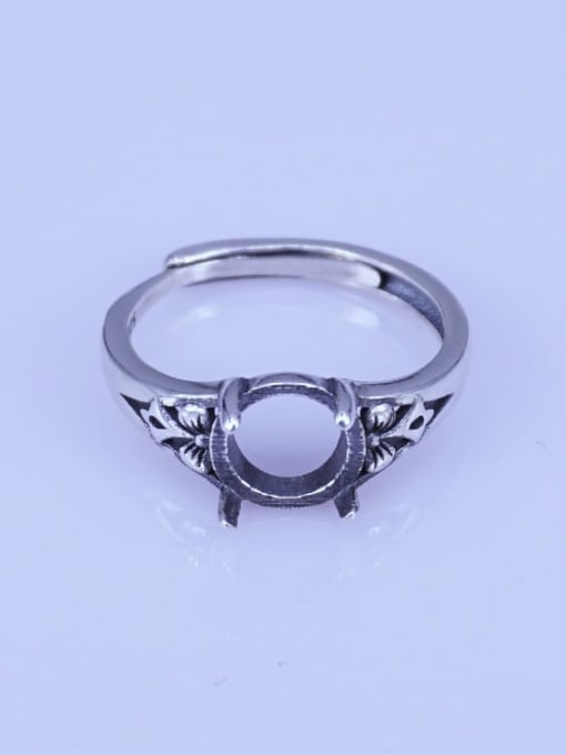 Supply 925 Sterling Silver Geometric Ring Setting Stone size: 8*8mm 0