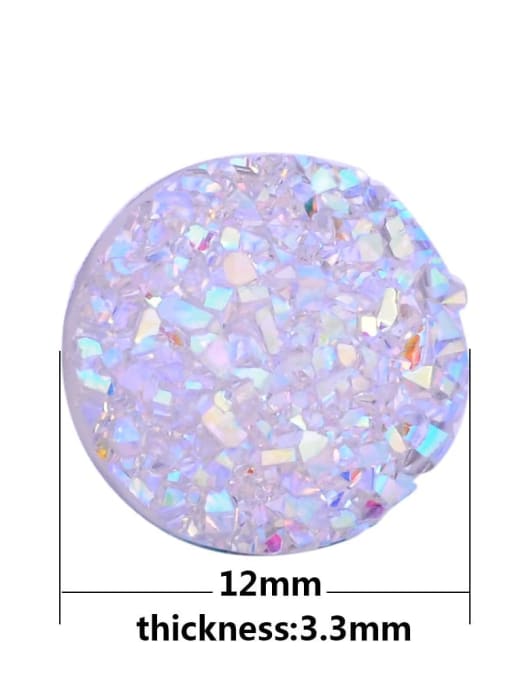 FTime Multicolor Resin Star Charm Diameter : 12 mm 1
