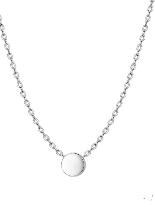 Platinum Style 1 925 Sterling Silver Tassel Minimalist Lariat Necklace