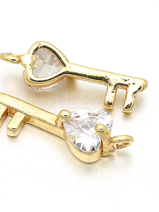 golden copper key accessories
