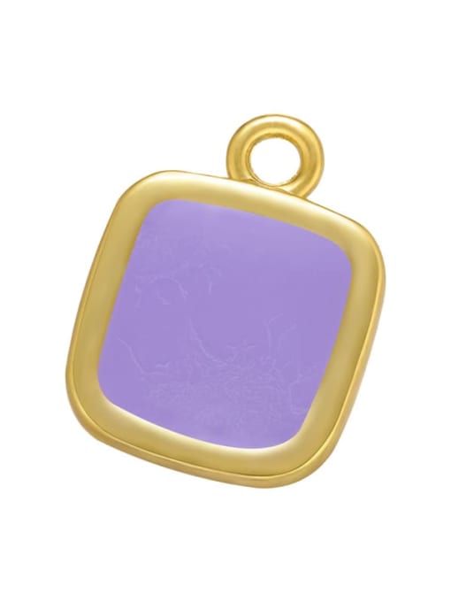 lilac colour Ename brass Pendant multiple colors