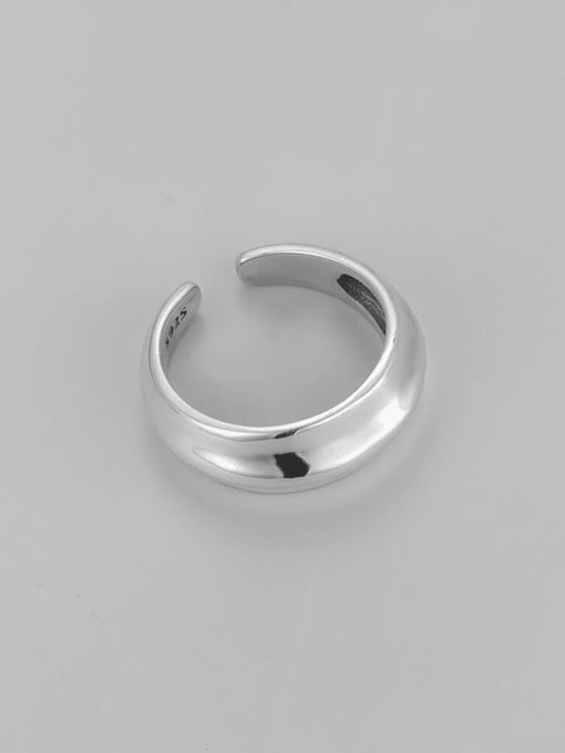 ARTTI 925 Sterling Silver Smooth  Geometric Band Ring 2