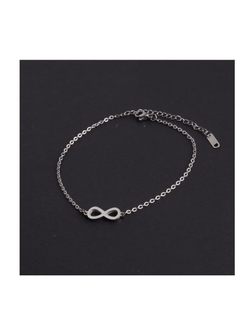 MEN PO Stainless steel Number Minimalist Bracelet 0