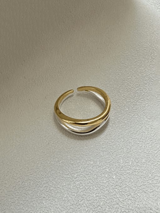ARTTI 925 Sterling Silver Geometric Minimalist Stackable Ring 0