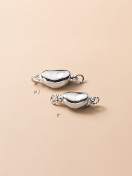 FAN S925 silver bracelet necklace clasp 2
