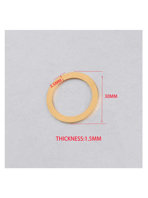 MEN PO Stainless steel big circle circle jewelry accessories 1