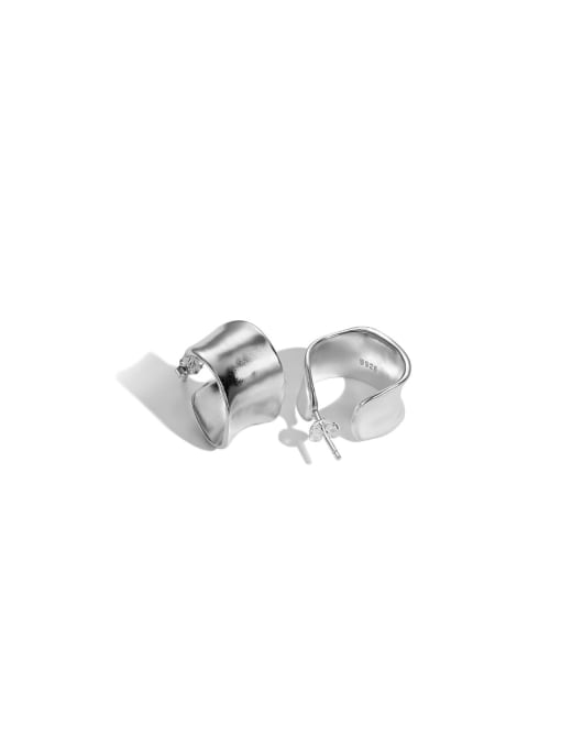 STL-Silver Jewelry 925 Sterling Silver Geometric Trend Stud Earring 0