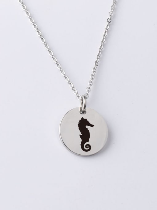 Steel yp001 69 20mm Stainless Steel Ocean Cartoon Animation Pendant Necklace