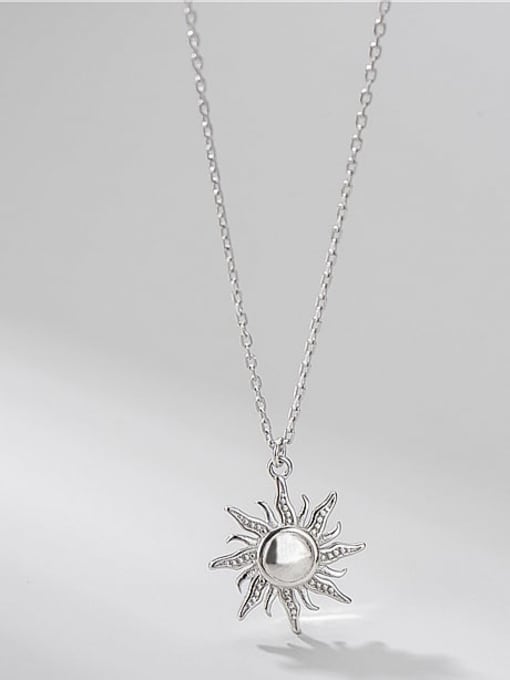 ARTTI 925 Sterling Silver Flower Minimalist Necklace 2