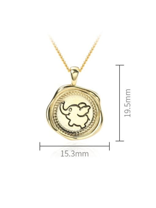 YUANFAN 925 Sterling Silver Geometric Minimalist Necklace 3