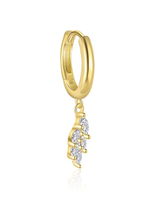 YUANFAN 925 Sterling Silver Cubic Zirconia Flower Dainty Necklace 2