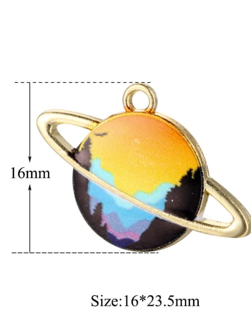 FTime Alloy Star Charm Height : 16 mm , Width: 23.5 mm 2
