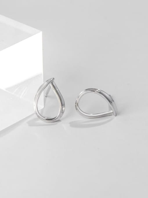 ARTTI 925 Sterling Silver Water Drop Minimalist Stud Earring 1