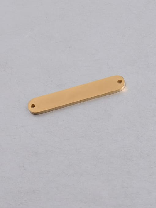 golden Stainless steel Oval Minimalist Connectors