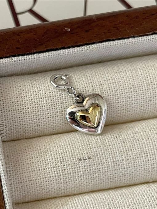 Love Pendant 925 Sterling Silver Heart  Vintage Pendant
