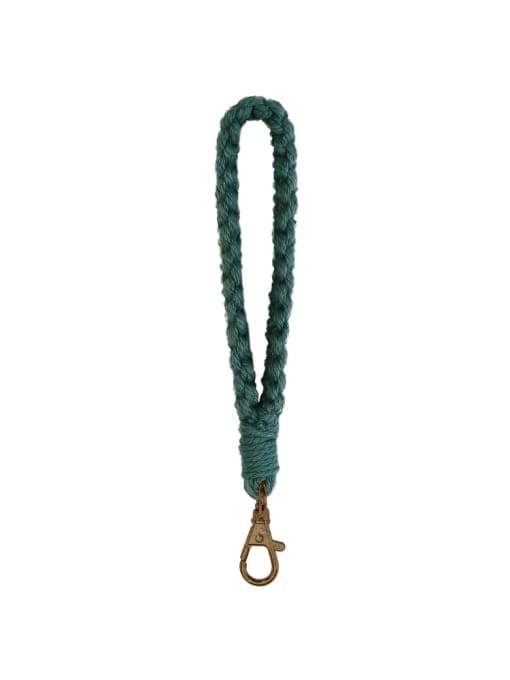 K68340 Copper Cotton Rope Hand-Woven Wrist Key Chain