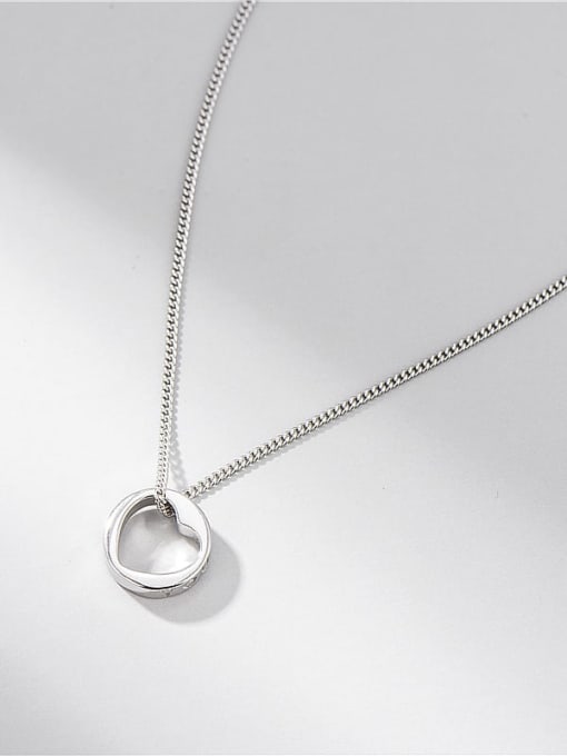 ARTTI 925 Sterling Silver Heart Minimalist Necklace 2