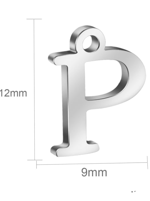 Supply Stainless steel 26 letters pendant 10MMx12MM 1